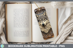 GorgeousBS01 Tooled Leather Bookmark design.