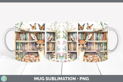 GorgeousBS02 Bookshelf Mug Wrap design.