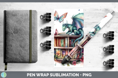GorgeousBS02 Bookshelf Pen Wrap design.