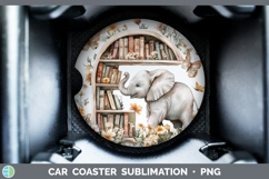 GorgeousBS02 Bookshelf Car Coaster design.