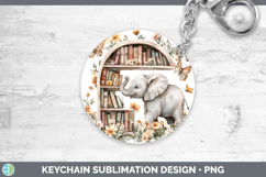 GorgeousBS02 Bookshelf Keychain design.
