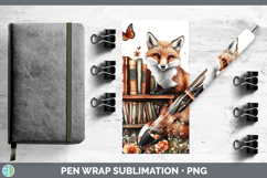 GorgeousBS02 Bookshelf Pen Wrap design.