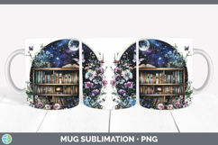 GorgeousBS02 Bookshelf Mug Wrap design.