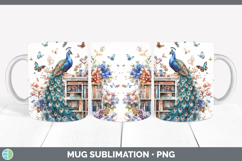 GorgeousBS02 Bookshelf Mug Wrap design.