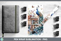 GorgeousBS02 Bookshelf Pen Wrap design.