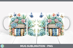 GorgeousBS02 Bookshelf Mug Wrap design.