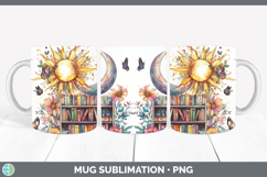 GorgeousBS02 Bookshelf Mug Wrap design.