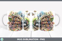 GorgeousBS02 Bookshelf Mug Wrap design.