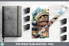 GorgeousBS02 Bookshelf Pen Wrap design.