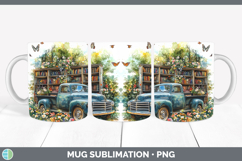 GorgeousBS02 Bookshelf Mug Wrap design.