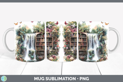 GorgeousBS02 Bookshelf Mug Wrap design.