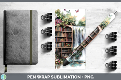 GorgeousBS02 Bookshelf Pen Wrap design.