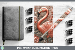 GorgeousBS02 Copper Relief Pen Wrap design.