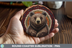 GorgeousBS02 Crochet Round Coaster design.