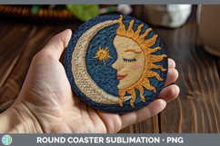 GorgeousBS02 Crochet Round Coaster design.