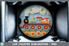 GorgeousBS02 Crochet Car Coaster design.