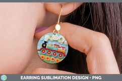 GorgeousBS02 Crochet Round Earrings design.