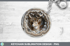 GorgeousBS02 Geode Keychain design.