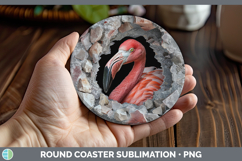 GorgeousBS02 Geode Round Coaster design.