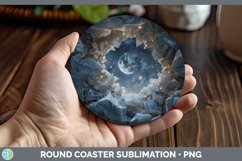GorgeousBS02 Geode Round Coaster design.