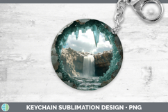 GorgeousBS02 Geode Keychain design.