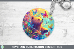 GorgeousBS02 Glitter Keychain design.