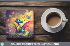 GorgeousBS02 Glitter Square Coaster design.