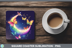 GorgeousBS02 Glitter Square Coaster design.