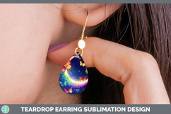 GorgeousBS02 Glitter Teardrop Earrings design.
