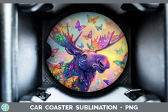 GorgeousBS02 Glitter Car Coaster design.