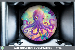 GorgeousBS02 Glitter Car Coaster design.