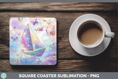 GorgeousBS02 Glitter Square Coaster design.