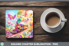 GorgeousBS02 Glitter Square Coaster design.