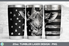 GorgeousBS02 Patriotic Flag Laser 20oz Tumbler design.