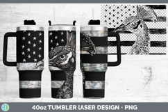 GorgeousBS02 Patriotic Flag Laser 40oz Tumbler design.