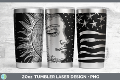 GorgeousBS02 Patriotic Flag Laser 20oz Tumbler design.