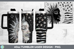 GorgeousBS02 Patriotic Flag Laser 40oz Tumbler design.