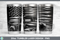GorgeousBS02 Patriotic Flag Laser 20oz Tumbler design.