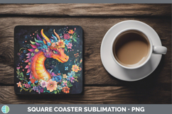 GorgeousBS02 Rainbow  Square Coaster design.