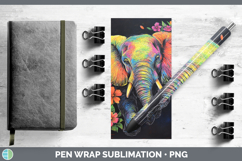 GorgeousBS02 Rainbow  Pen Wrap design.