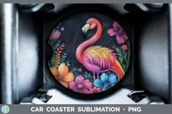 GorgeousBS02 Rainbow  Car Coaster design.