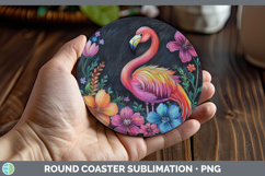 GorgeousBS02 Rainbow  Round Coaster design.
