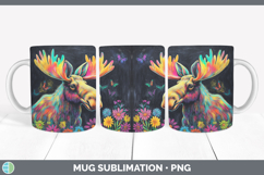 GorgeousBS02 Rainbow  Mug Wrap design.