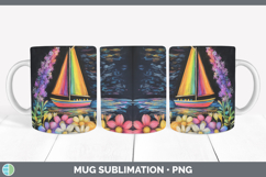 GorgeousBS02 Rainbow  Mug Wrap design.