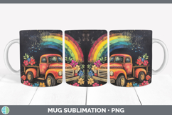 GorgeousBS02 Rainbow  Mug Wrap design.