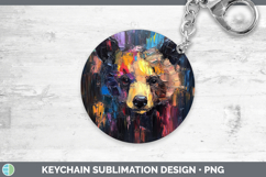 GorgeousBS02 Thick Paint Keychain design.