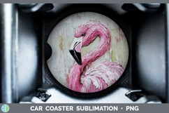 GorgeousBS02 Thick Paint Car Coaster design.