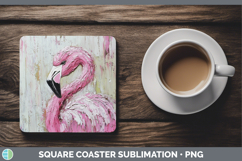 GorgeousBS02 Thick Paint Square Coaster design.