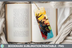 GorgeousBS02 Thick Paint Bookmark design.