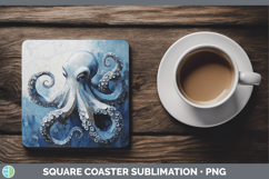GorgeousBS02 Thick Paint Square Coaster design.